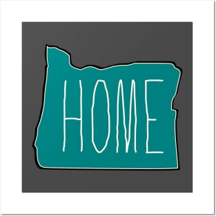 Oregon My home Posters and Art